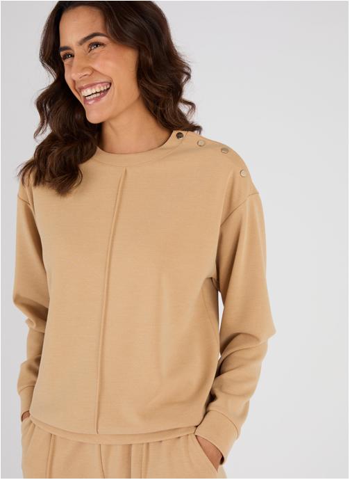 Damart Sweats à capuche 85277 femme marron
