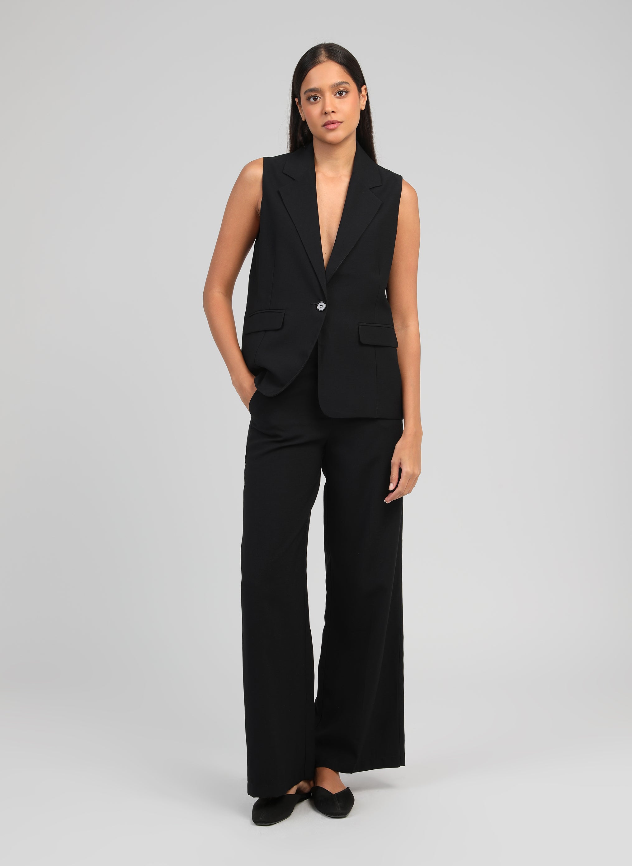 Vestes VESTE SANS MANCHES ZAKARITA noir femme noir An'ge Vestes VESTE SANS MANCHES ZAKARITA noir femme noir Noir