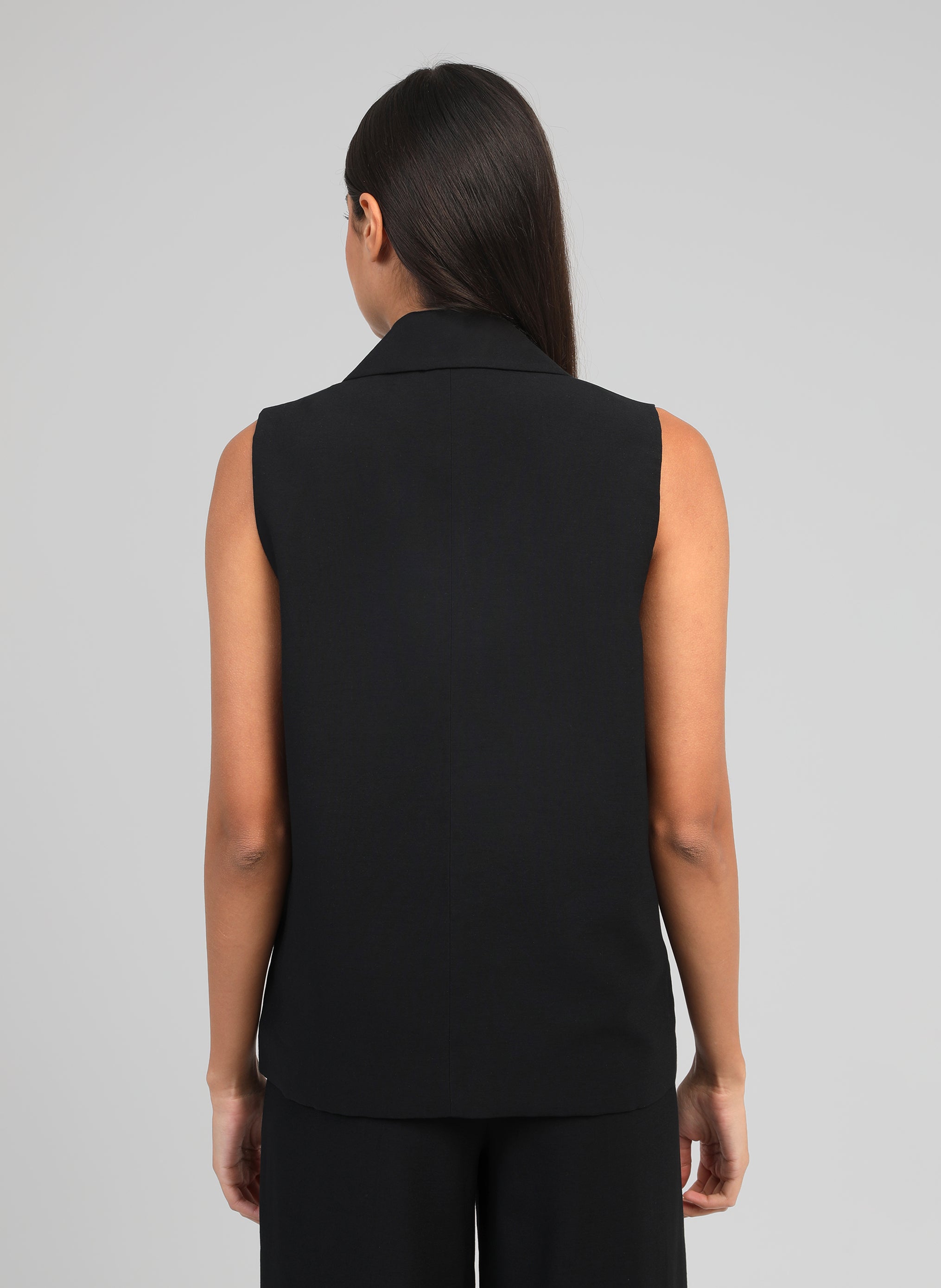 Vestes VESTE SANS MANCHES ZAKARITA noir femme noir An'ge Vestes VESTE SANS MANCHES ZAKARITA noir femme noir Noir