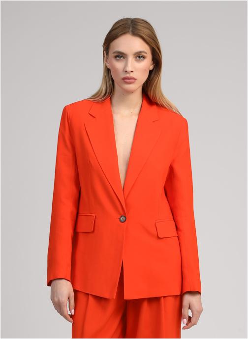 An'ge Vestes VESTE ZAVEN piment femme orange