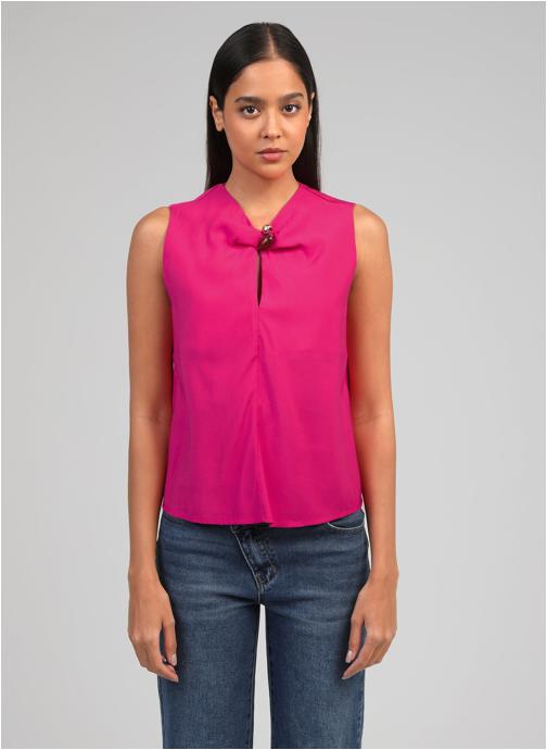 An'ge Tops TOP KEZRA fuchsia femme rose