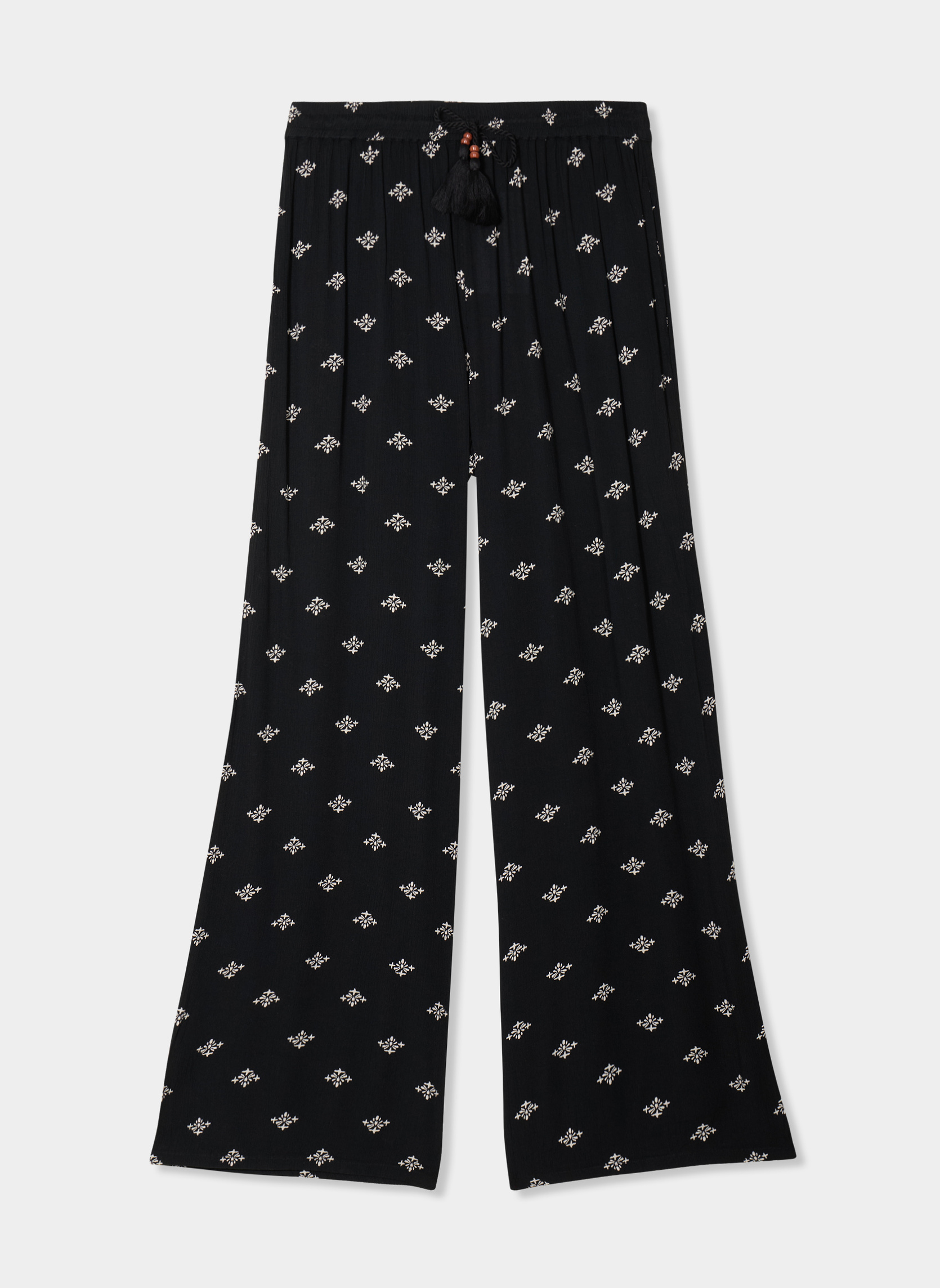 Pantalons droit Pantalon - MIS3_PCREPONAOP femme noir LIBERTO Pantalons droit Pantalon - MIS3_PCREPONAOP femme noir Noir
