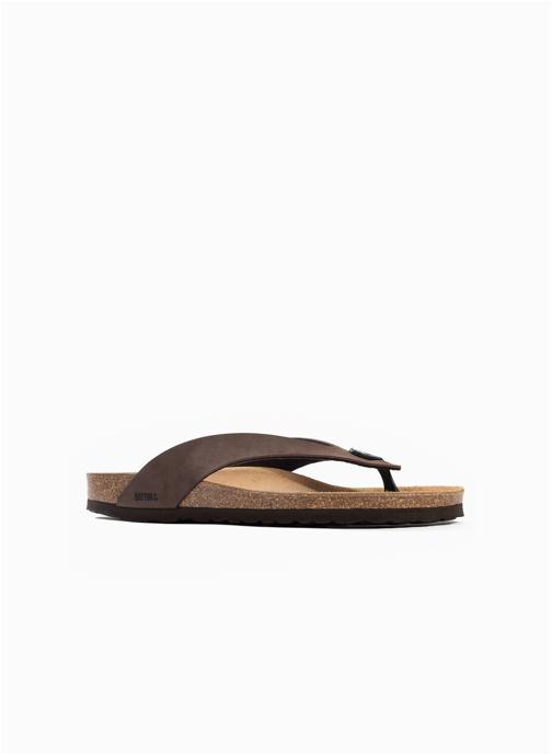 Bayton Tongs LUCCA homme marron