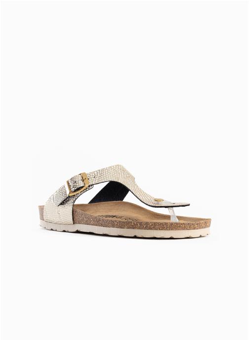 Bayton Tongs MERCURE femme or et bronze