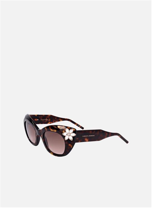 Carolina Herrera Lunettes de soleil femme marron