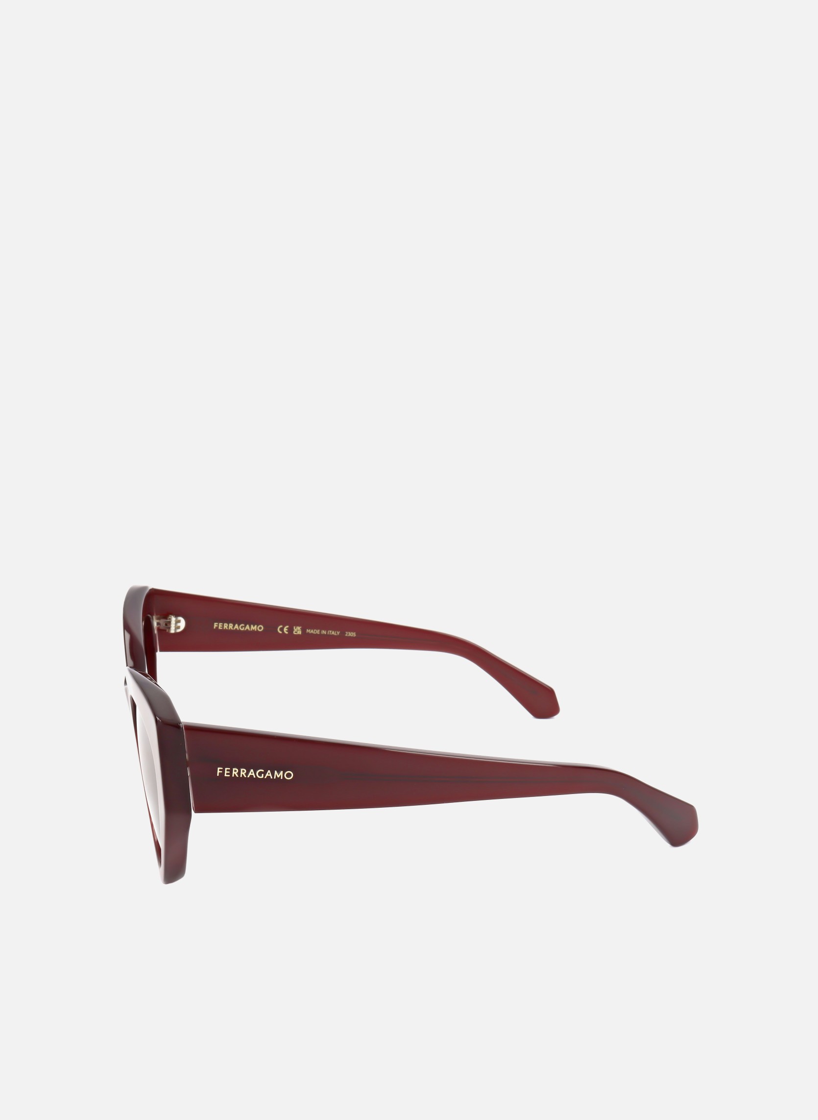 Lunettes de soleil femme rouge Salvatore Ferragamo Lunettes de soleil femme rouge Rouge