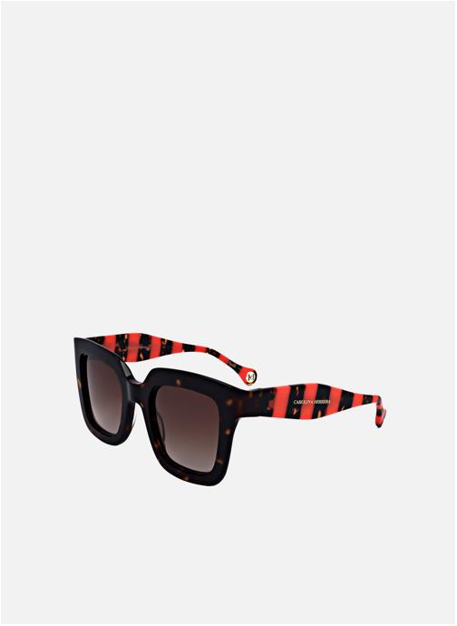 Carolina Herrera Lunettes de soleil femme rouge