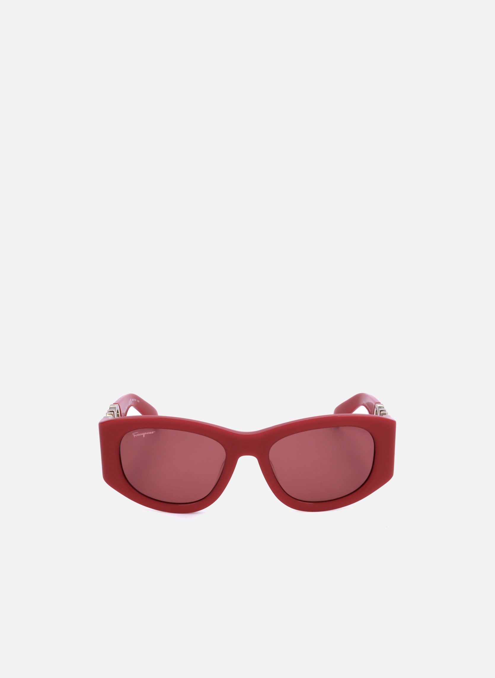 Lunettes de soleil femme rouge Salvatore Ferragamo Lunettes de soleil femme rouge Rouge
