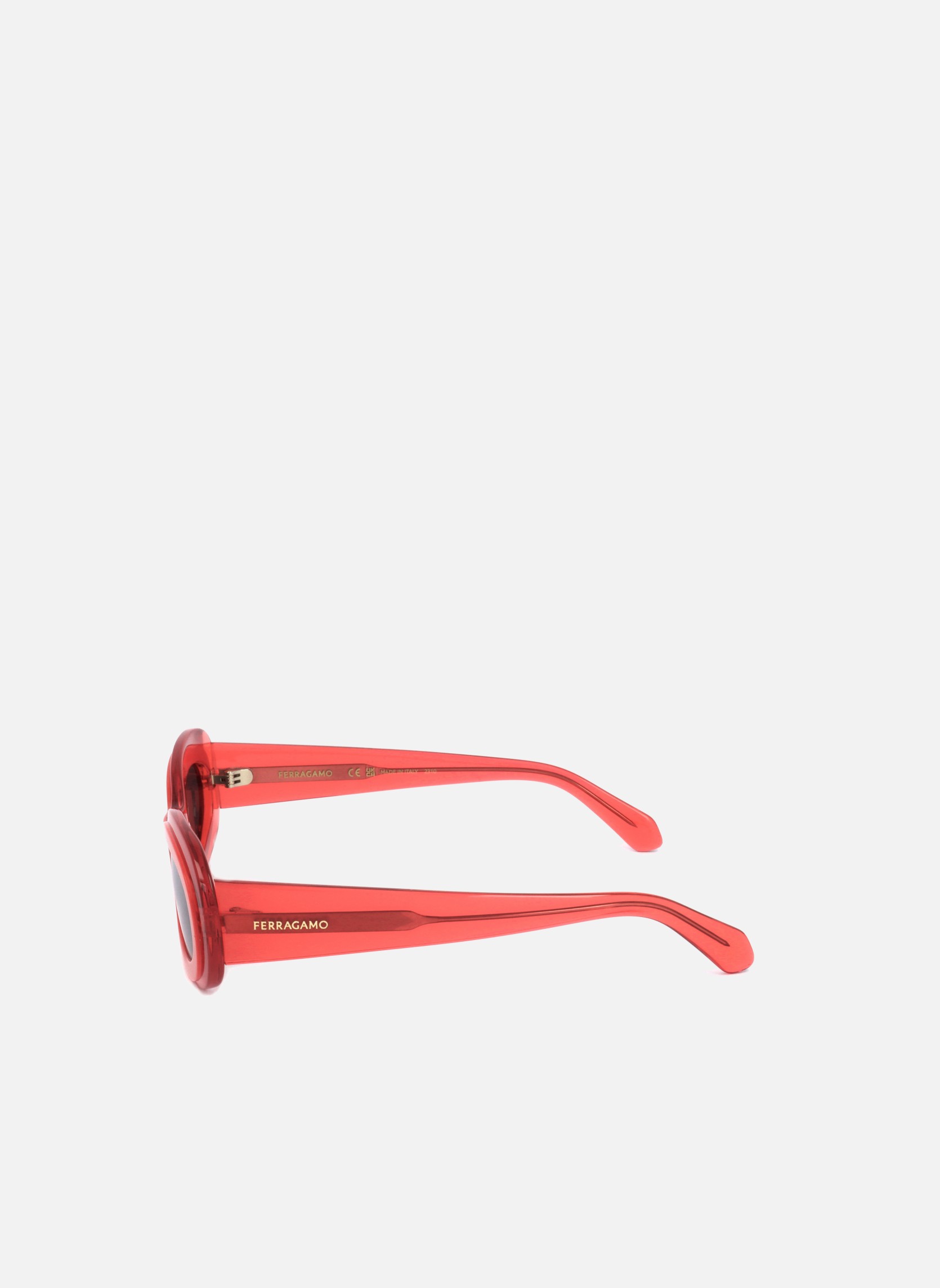 Lunettes de soleil femme rouge Salvatore Ferragamo Lunettes de soleil femme rouge Rouge