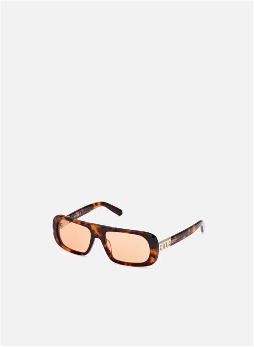 GCDS Lunettes de soleil homme marron