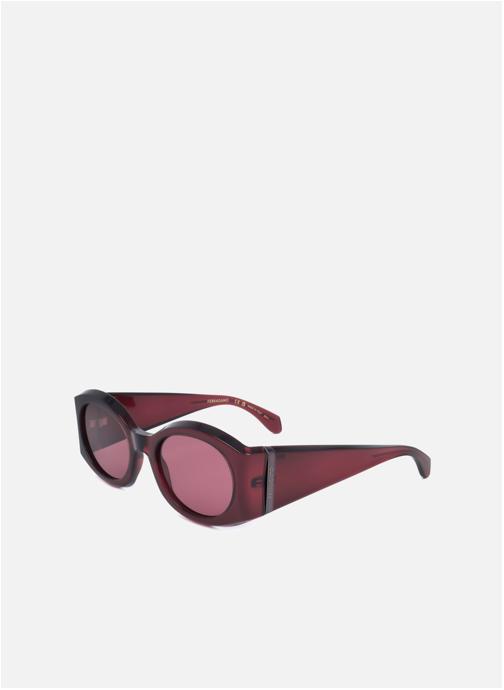 Salvatore Ferragamo Lunettes de soleil femme rouge