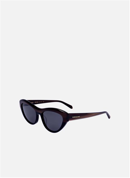 Salvatore Ferragamo Lunettes de soleil femme marron