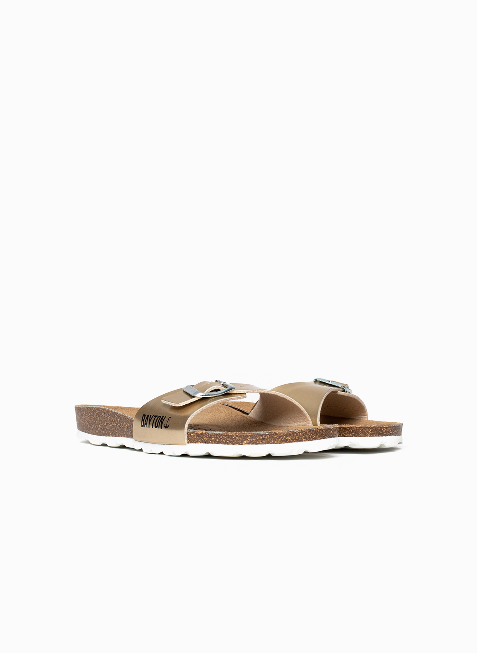 Sandales ZEPHYR femme or et bronze Bayton Sandales ZEPHYR femme or et bronze Or