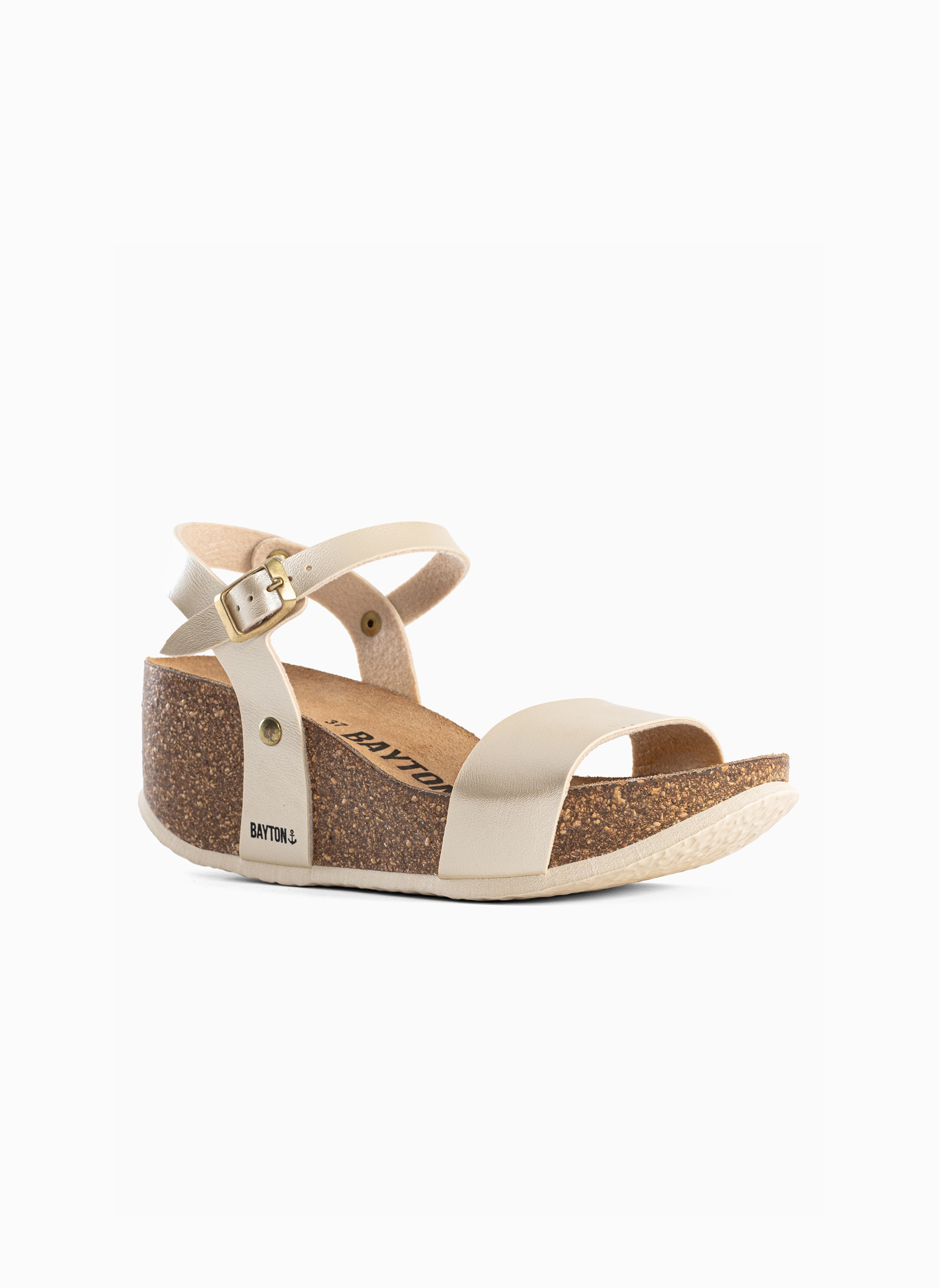 Sandales TOLEDO femme or et bronze Bayton Sandales TOLEDO femme or et bronze Or