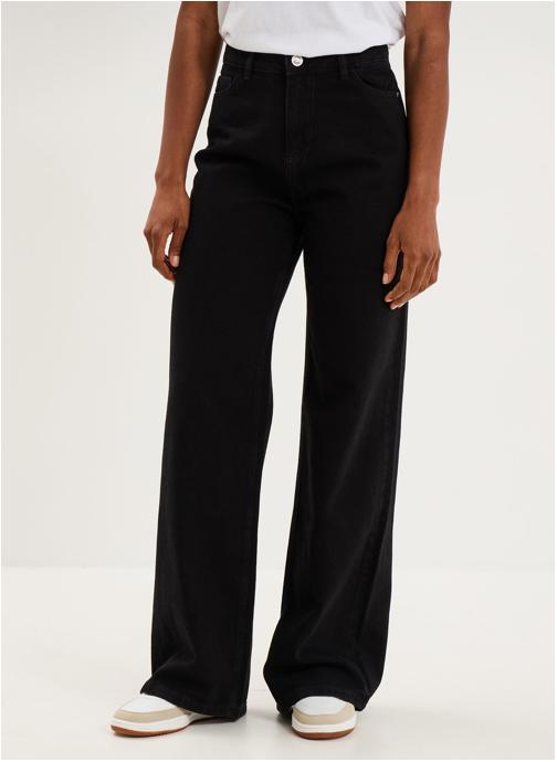 CREEKS Jeans droit CRE3_DWIDETH252 femme noir