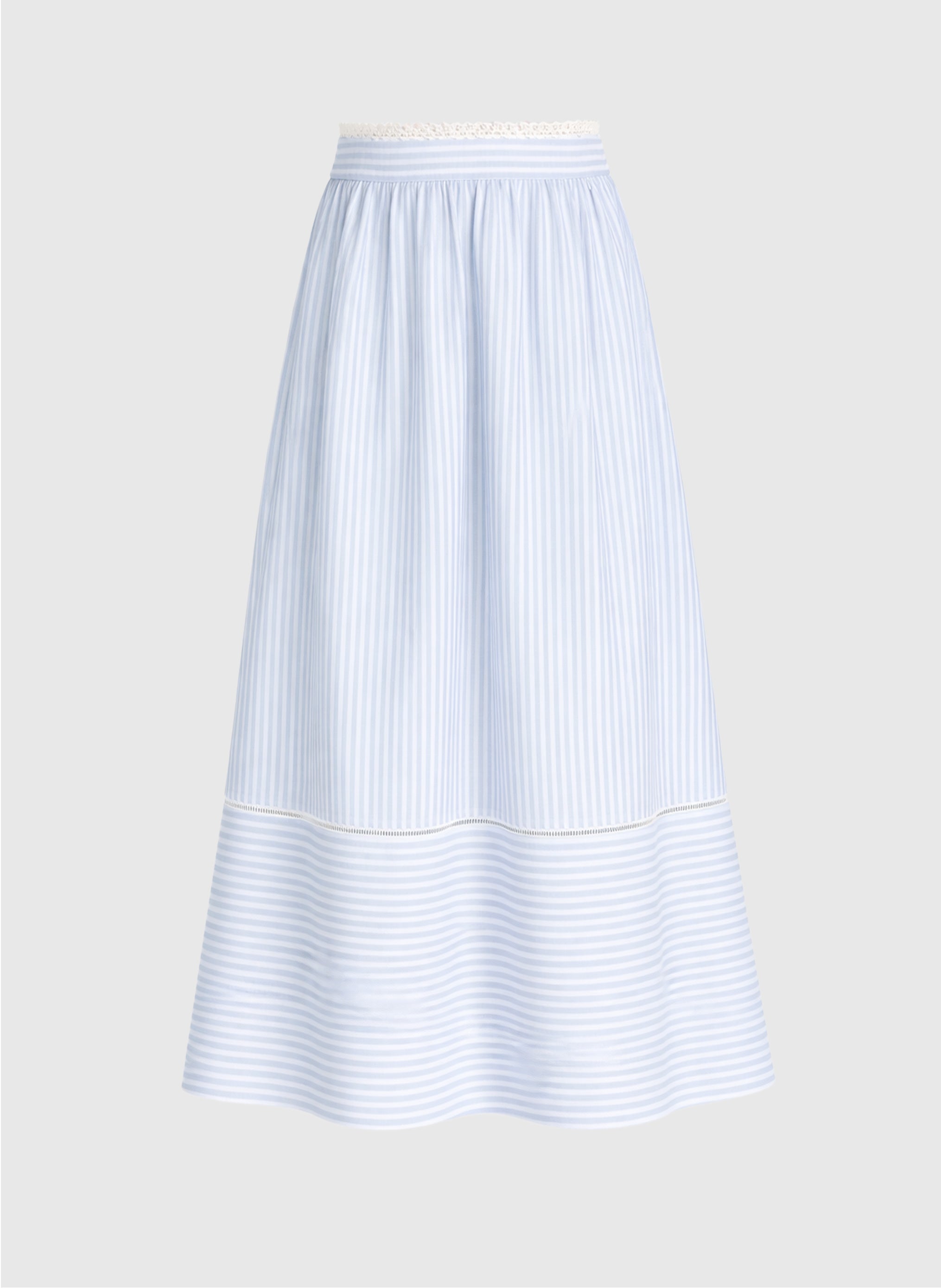 Jupes mi-longues JUPE MIDI RALYTA bleu femme bleu An'ge Jupes mi-longues JUPE MIDI RALYTA bleu femme bleu Bleu
