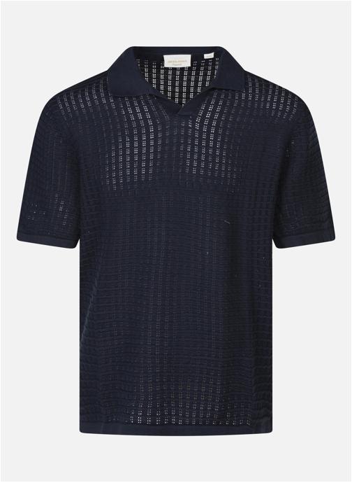 Jack & Jones Polos Polo coton biologique droit - 12291422 homme bleu