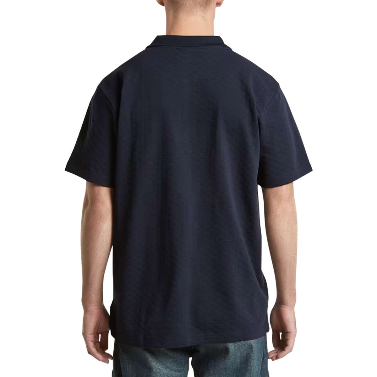 Polos Polo coton biologique droit - D28565-D965 homme bleu G-Star RAW Polos Polo coton biologique droit - D28565-D965 homme bleu Bleu