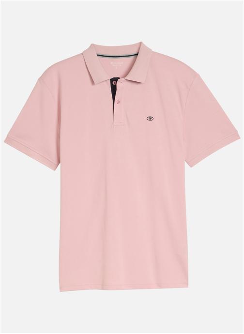 Tom Tailor Polos Polo coton droit - 1031006 homme rose