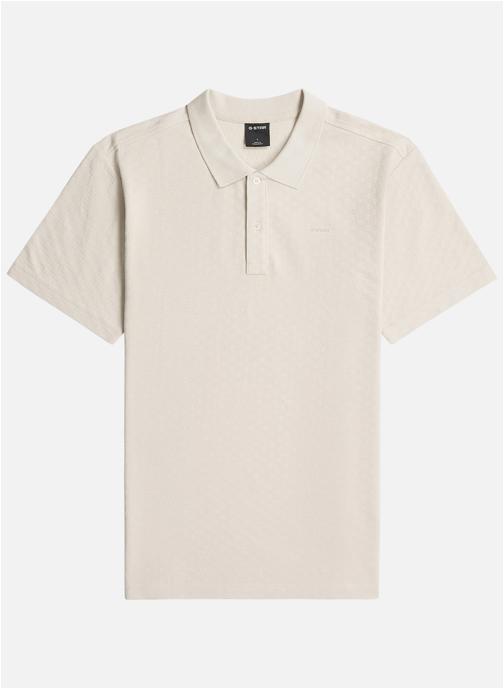 G-Star RAW Polos Polo coton biologique droit - D28565-D965 homme blanc