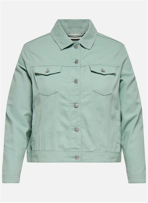 ONLY CARMAKOMA Blousons Veste coton droit - 15365132 femme vert