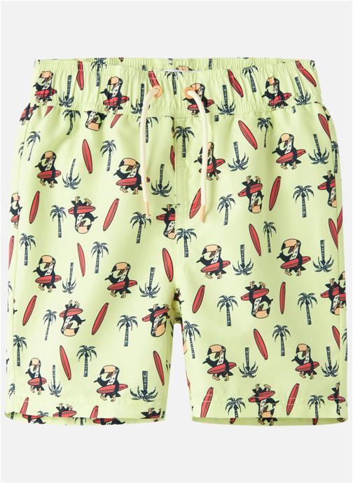 Name it Shorts de bain Short de bain à motifs droit - 13213886 garçon jaune