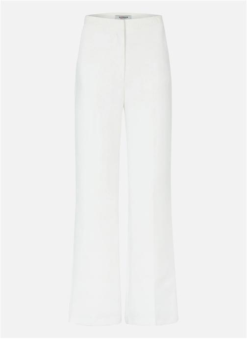 Morgan Pantalons droit Pantalon taille haute bootcut - 261-Pana.F femme blanc