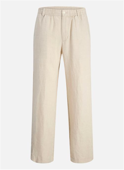 Jack & Jones Pantalons droits Pantalon lin droit - 12253120 homme beige