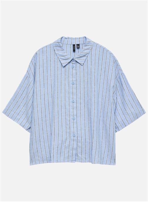 Vero Moda Chemises Chemisier à rayures droit - 10306820 femme bleu