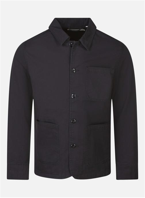 Jack & Jones Vestes Surchemise coton droite - 12294575 homme noir