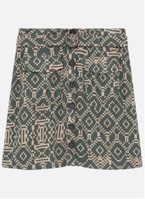 Jupes mi-longues Jupe courte à motifs droite - 261J-Jagnesa femme vert Caroll Jupes mi-longues Jupe courte à motifs droite - 261J-Jagnesa femme vert Vert