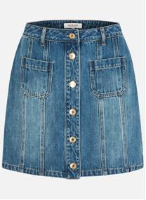 Jupes mi-longues 261-JITAMI femme bleu Morgan Jupes mi-longues 261-JITAMI femme bleu Jean stone
