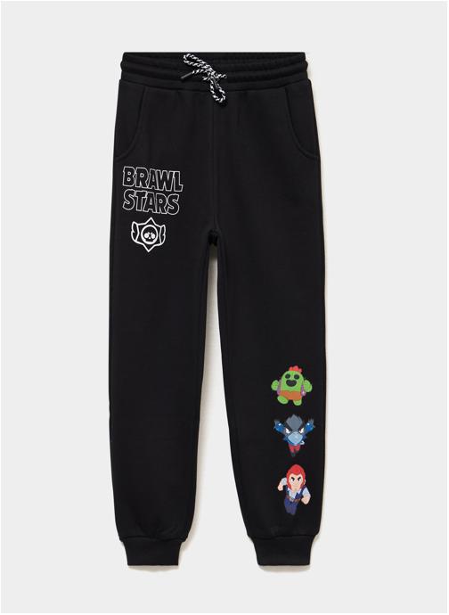 BRAWL STARS Joggings FU_BULLDOG_BRAWLSTARS garçon noir