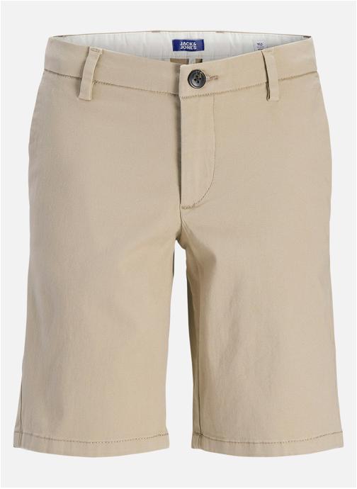 Jack & Jones Shorts Short coton taille intermédiaire droit - 12289193 garçon beige