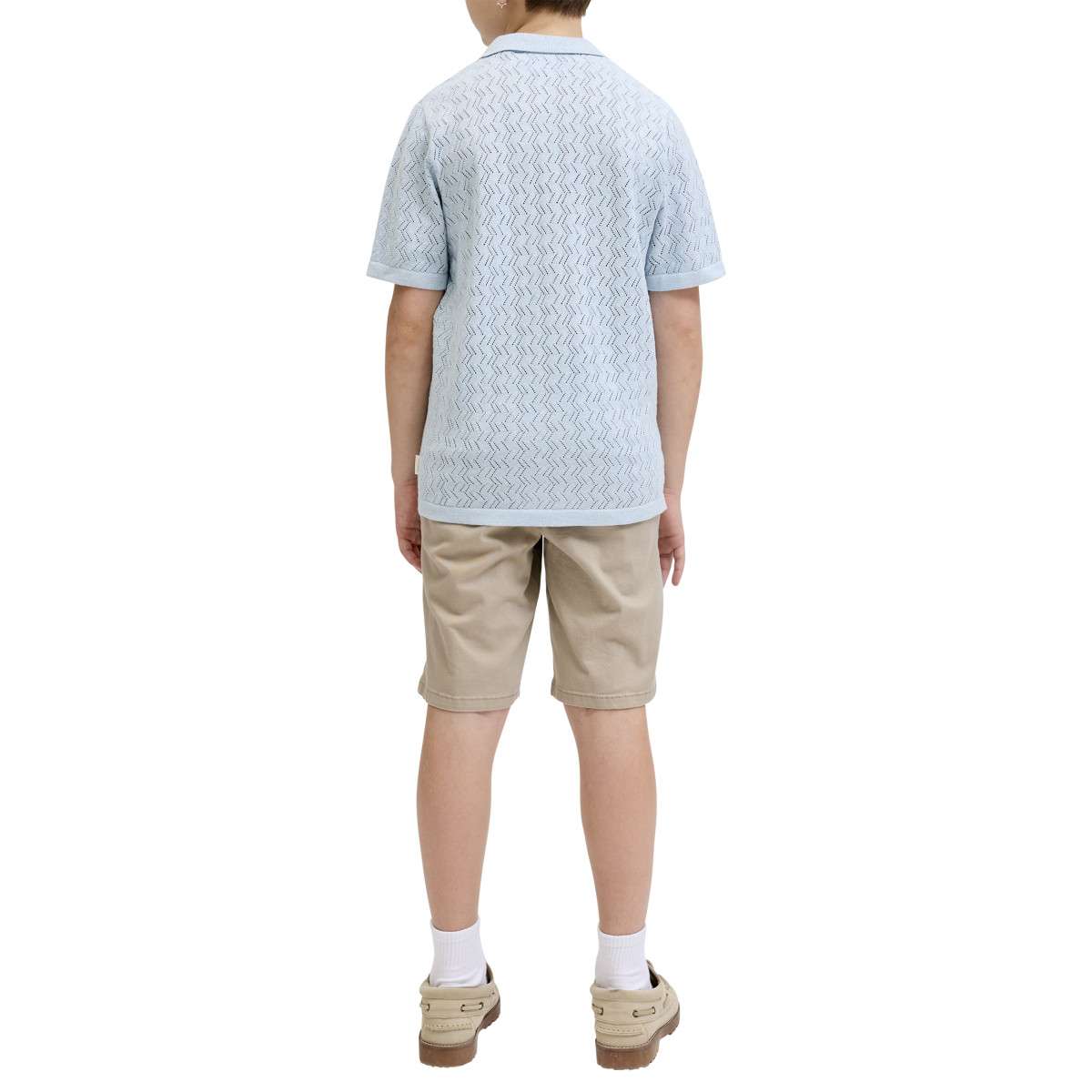 Shorts Short coton taille intermédiaire droit - 12289193 garçon beige Jack & Jones Shorts Short coton taille intermédiaire droit - 12289193 garçon beige Beige