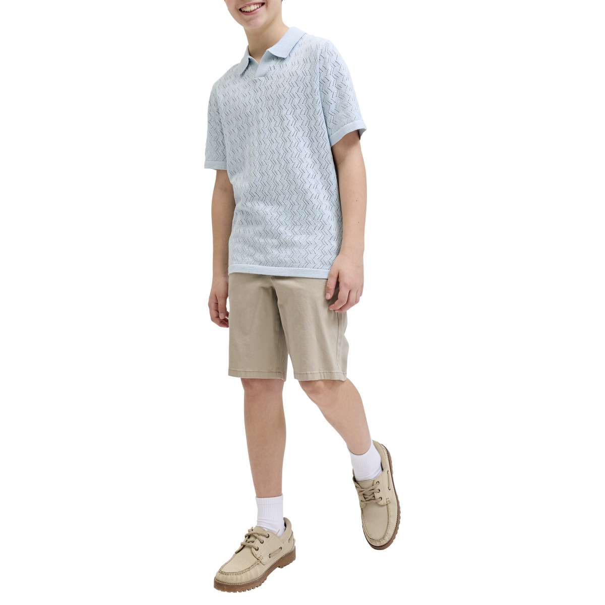 Shorts Short coton taille intermédiaire droit - 12289193 garçon beige Jack & Jones Shorts Short coton taille intermédiaire droit - 12289193 garçon beige Beige