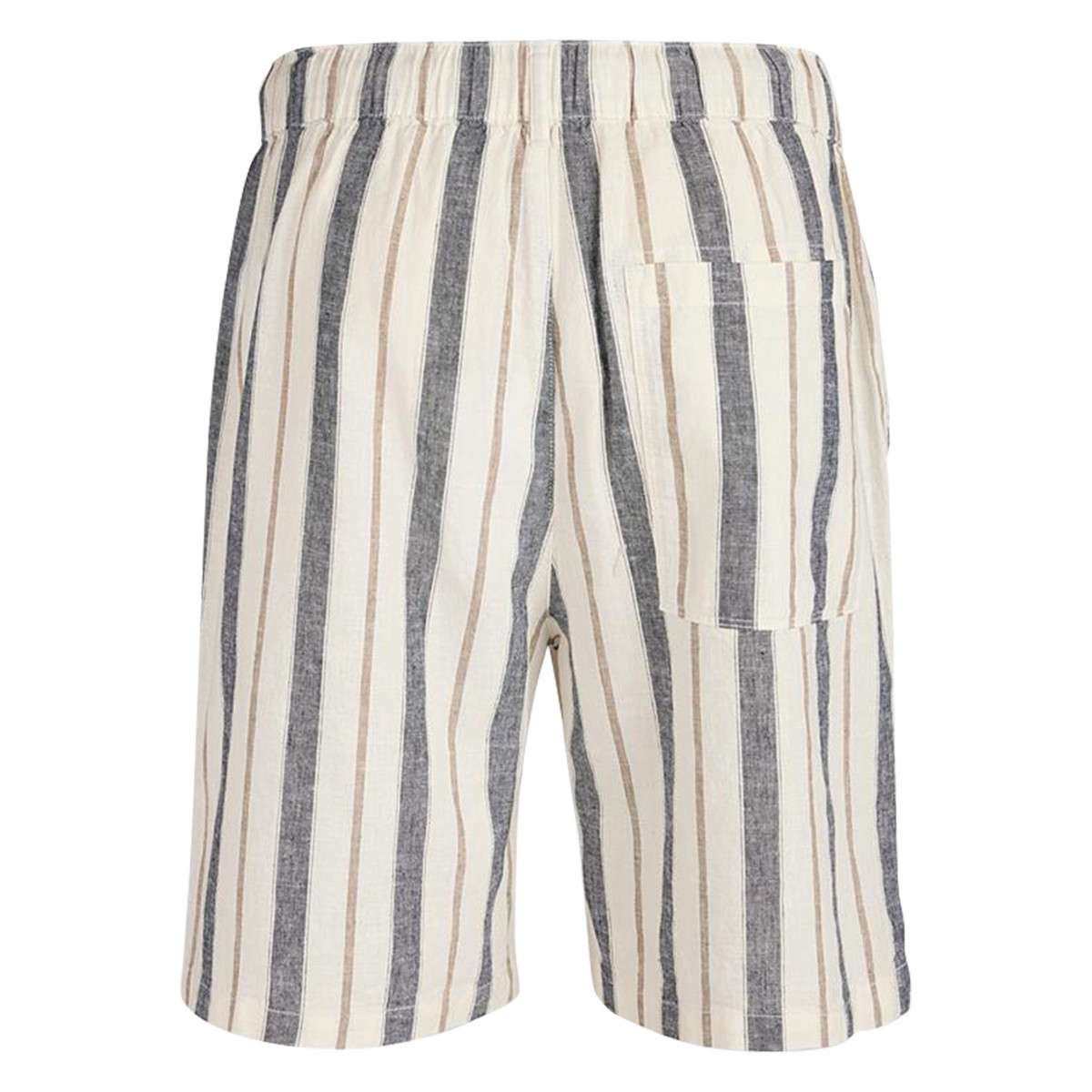 Shorts Short lin et coton à rayures droit - 10417954D homme blanc Teddy Smith Shorts Short lin et coton à rayures droit - 10417954D homme blanc Blanc