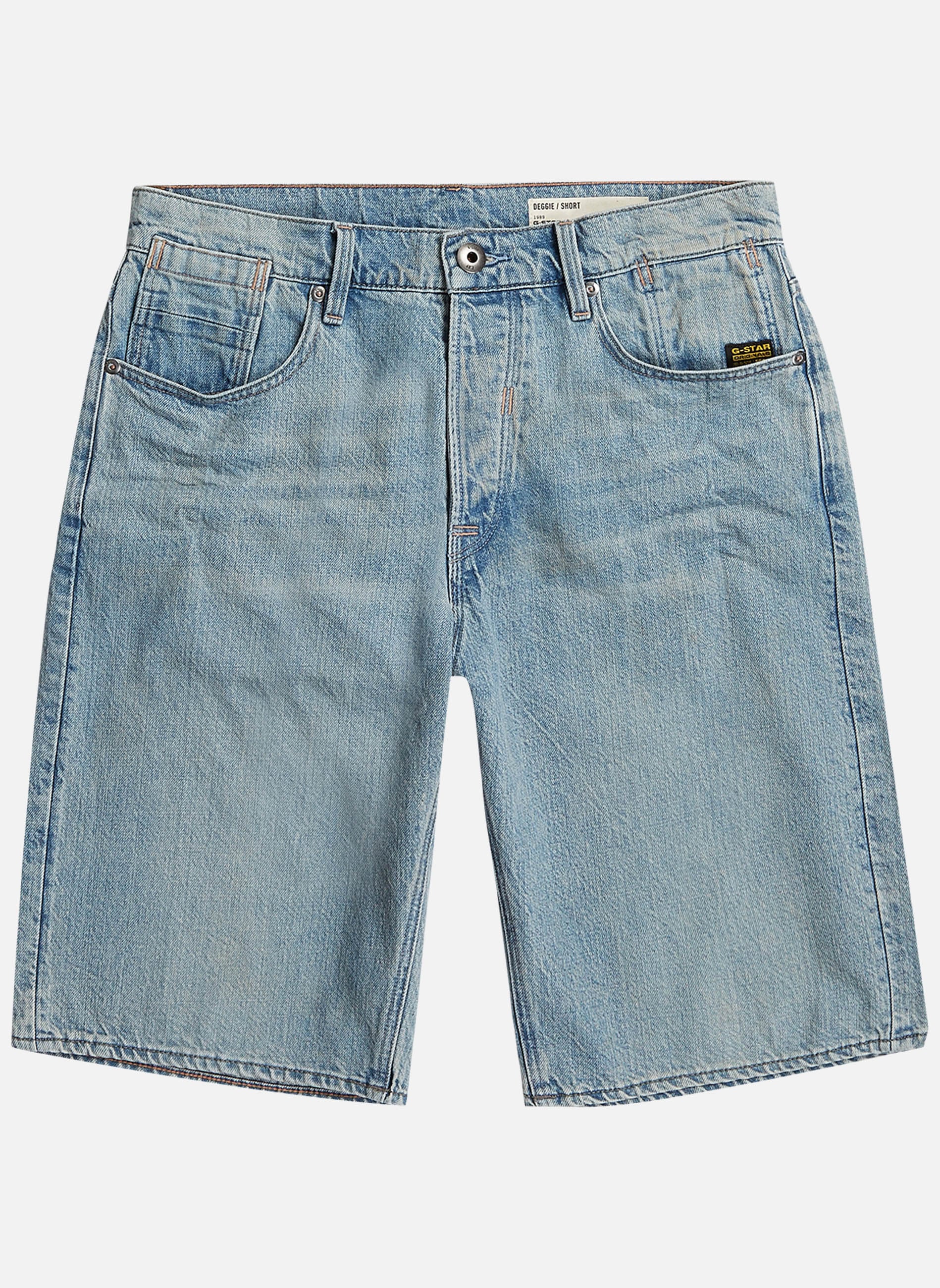 Shorts Short coton taille intermédiaire droit - D28474-E352 homme bleu G-Star RAW Shorts Short coton taille intermédiaire droit - D28474-E352 homme bleu Bleu