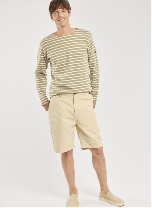Armor Lux Shorts Short 74836 gravel homme beige