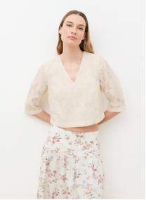 Blouses 262C-CECILE femme blanc Caroll Blouses 262C-CECILE femme blanc Blanc