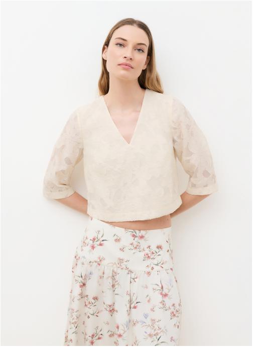 Caroll Blouses Blouses - 262C-CECILE femme blanc