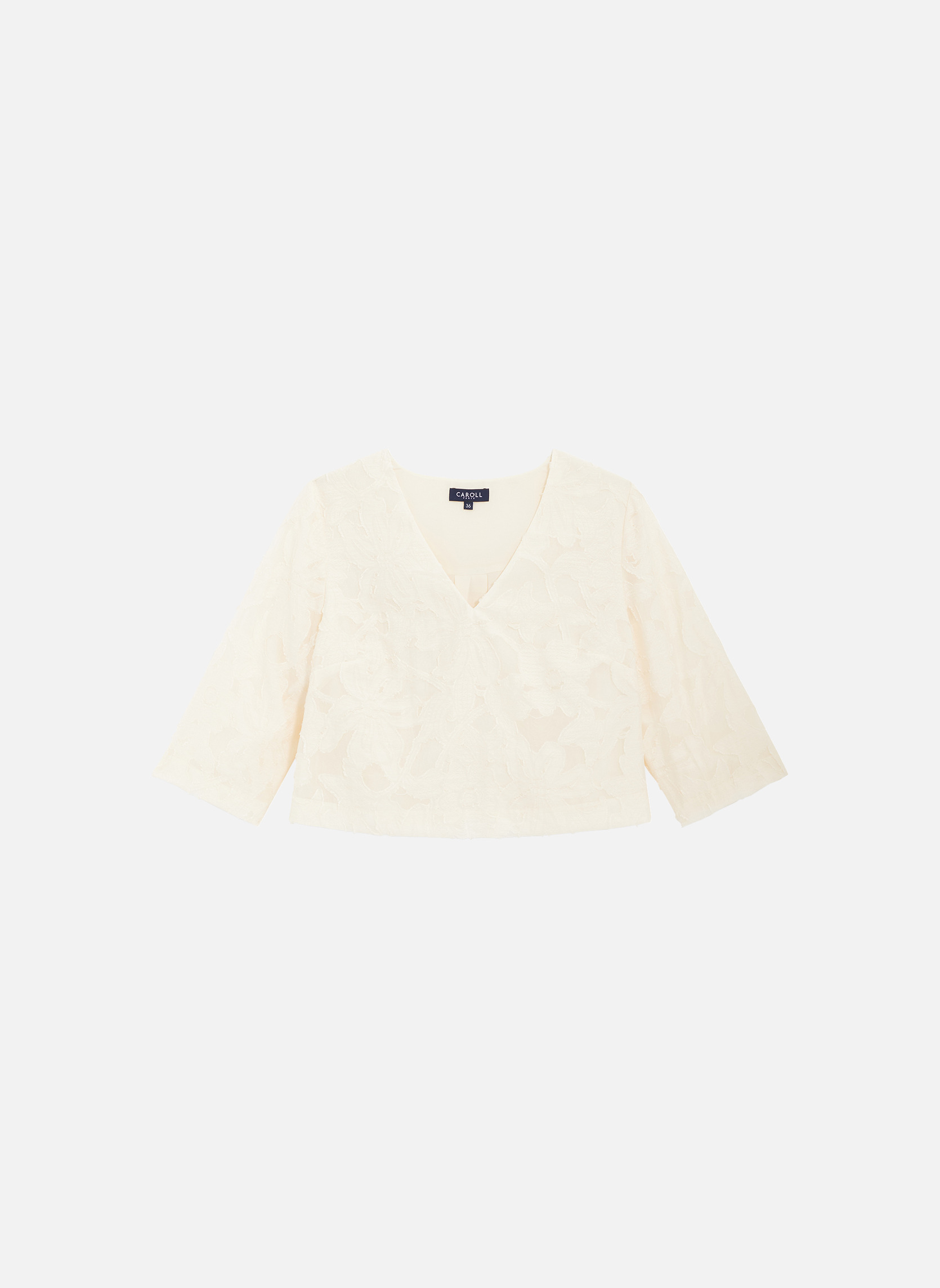 Blouses 262C-CECILE femme blanc Caroll Blouses 262C-CECILE femme blanc Blanc