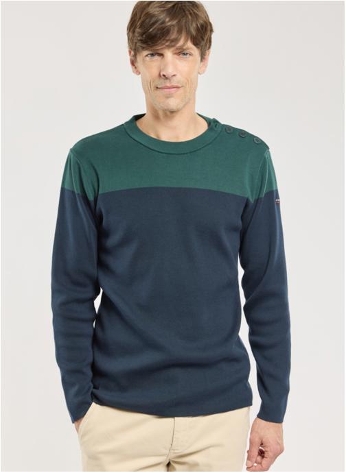 Armor Lux Pulls Pull 40768 dark storm/marine deep homme multicolore