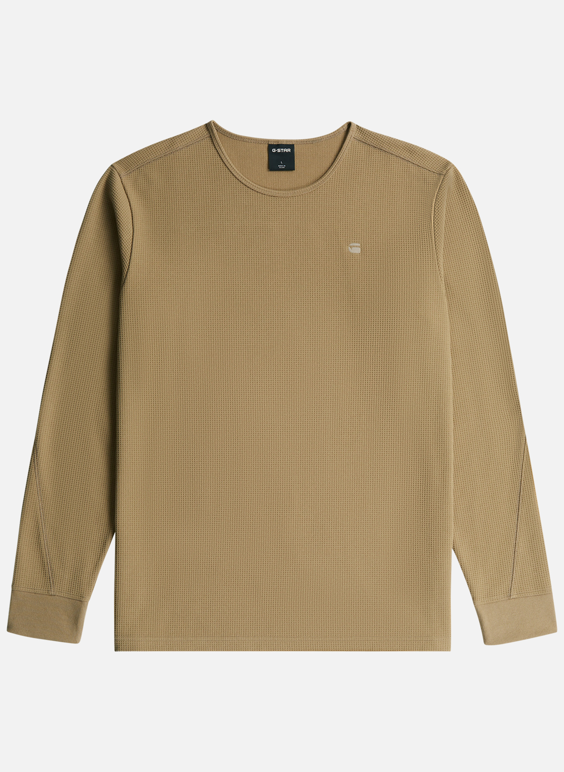 Pulls Pull col rond droit - D28591-E383 homme beige G-Star RAW Pulls Pull col rond droit - D28591-E383 homme beige Beige