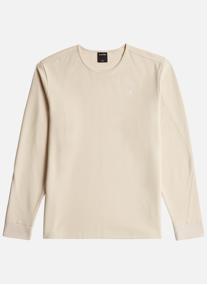 Pulls Pull col rond droit - D28591-E383 homme blanc