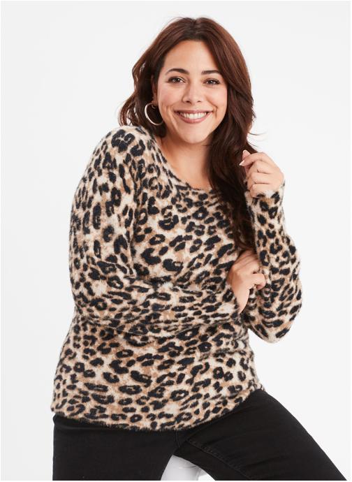 Mosquitos Pulls MOD3_MLEOPARDRMOS femme beige