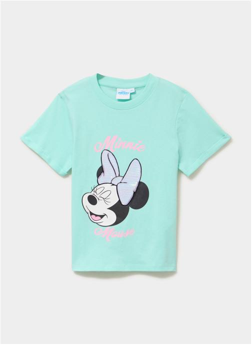Mickey Mouse Tee-shirts SHL_MIA_MINNIE fille vert