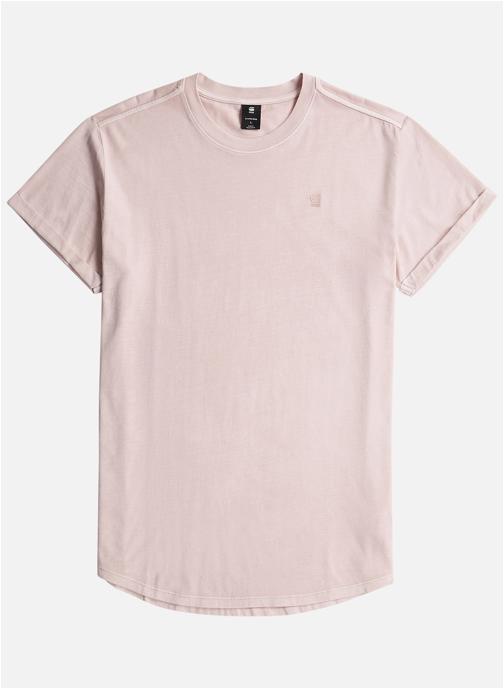 G-Star RAW Tee-shirts T-shirt coton biologique col rond droit - D16396-2653 homme rose