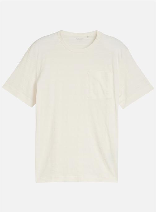 Tom Tailor Tee-shirts T-shirt coton col rond droit - 1050224 homme blanc