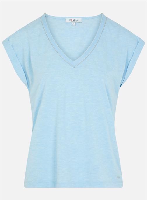 Morgan Tee-shirts 242-DAYA femme bleu